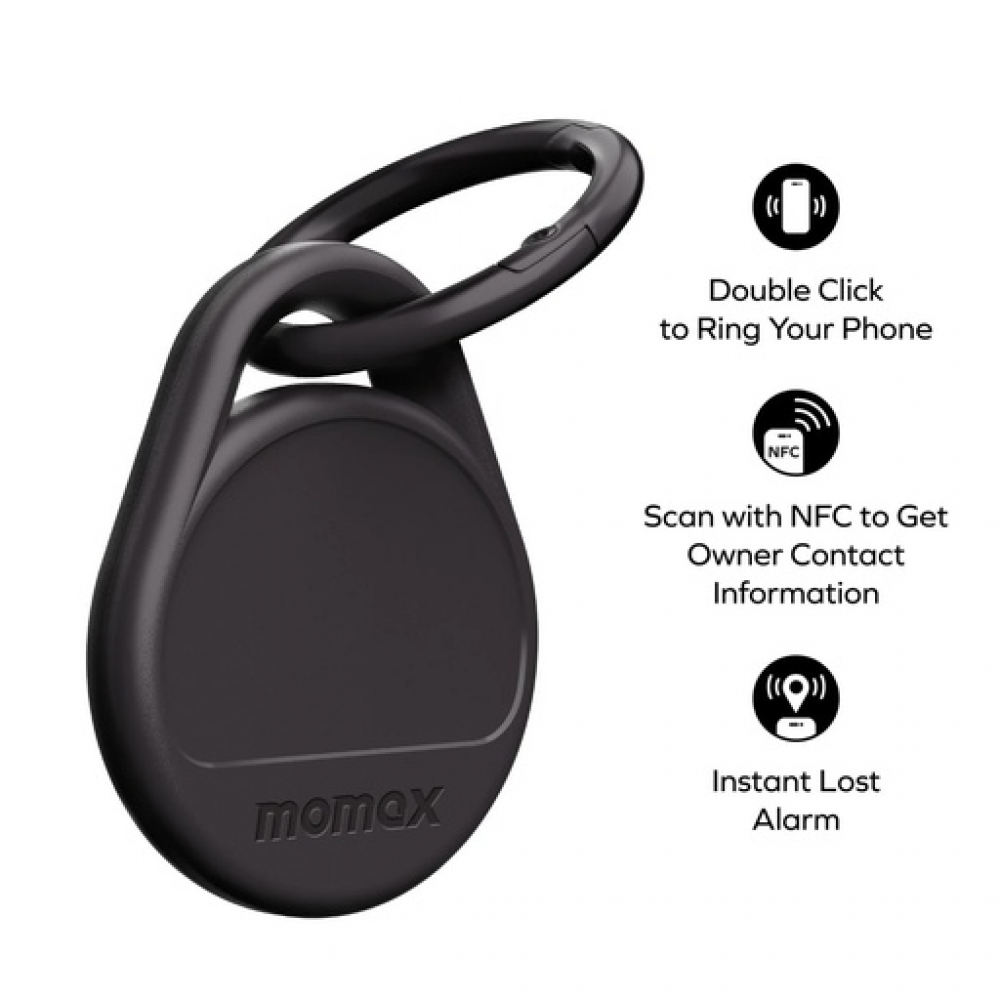 Pinpop Duo Find My Locator Black
