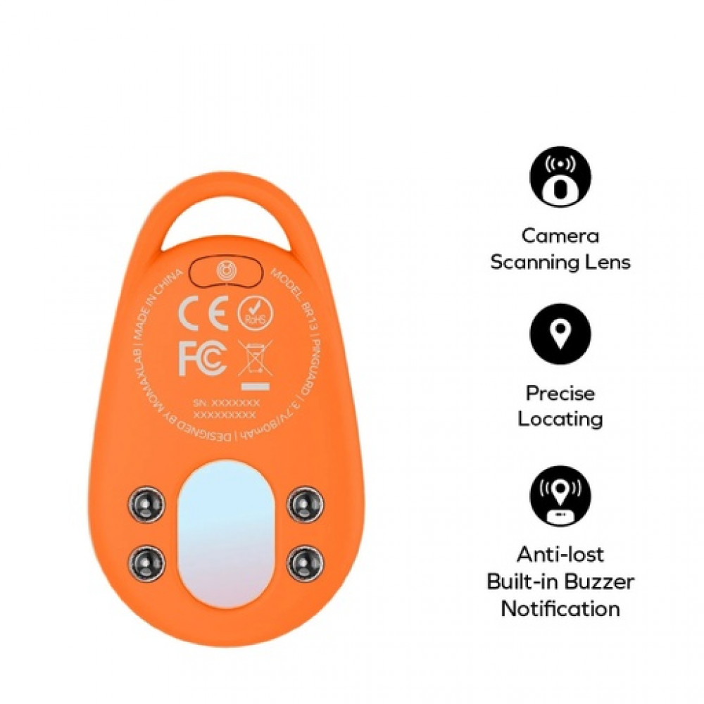 Pinguard Find My Locator with Anti-Spy Camera Detector Orange