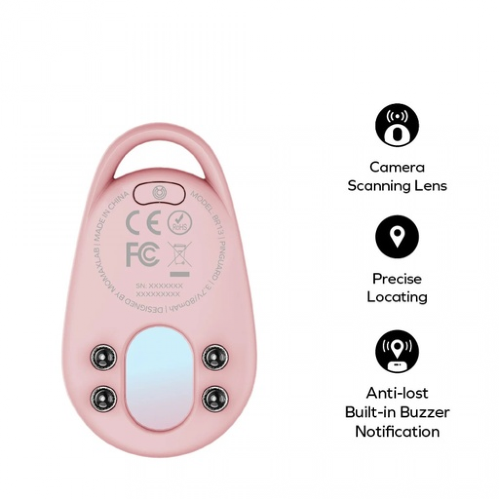 Pinguard Find My Locator with Anti-Spy Camera Detector Pink