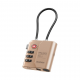 PinLock Find My Locator with TSA Padlock Sandstone