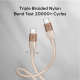 Mag.Link Magnetic USB-C to 2 USB-Cs Cable 100W 2m Sandstone