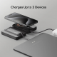 1-Power X Pro+ Magnetic Wireless Power Bank 10000mAh With Built-In USB-C Cable Black