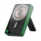 1-Power X Pro+ Magnetic Wireless Power Bank 10000mAh With Built-In USB-C Cable Green