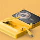 1-Power X Pro+ Magnetic Wireless Power Bank 10000mAh With Built-In USB-C Cable Yellow