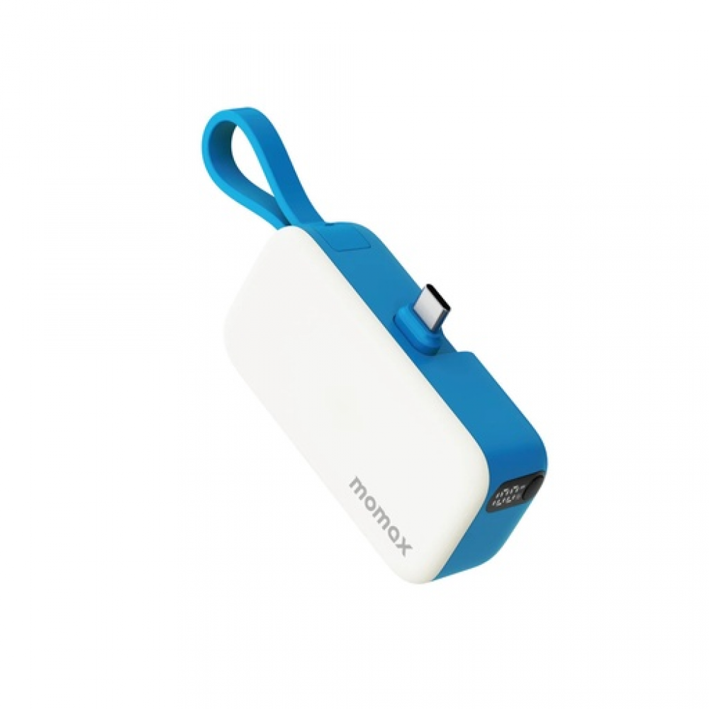 1-Power Mini 3-in-1 Power Bank 5000mAh USB-C Azure Blue