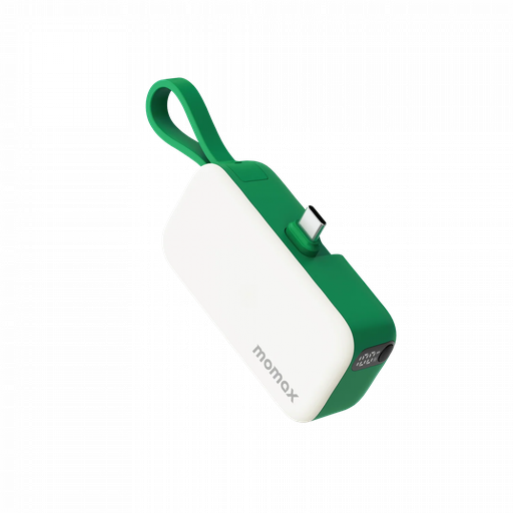 1-Power Mini 3-in-1 Power Bank 5000mAh USB-C Green