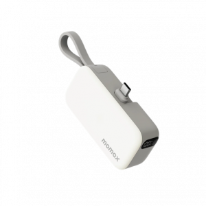 1-Power Mini 3-in-1 Power Bank 5000mAh USB-C White 1-Power Mini 3-in-1 Power Bank 5000mAh USB-C White