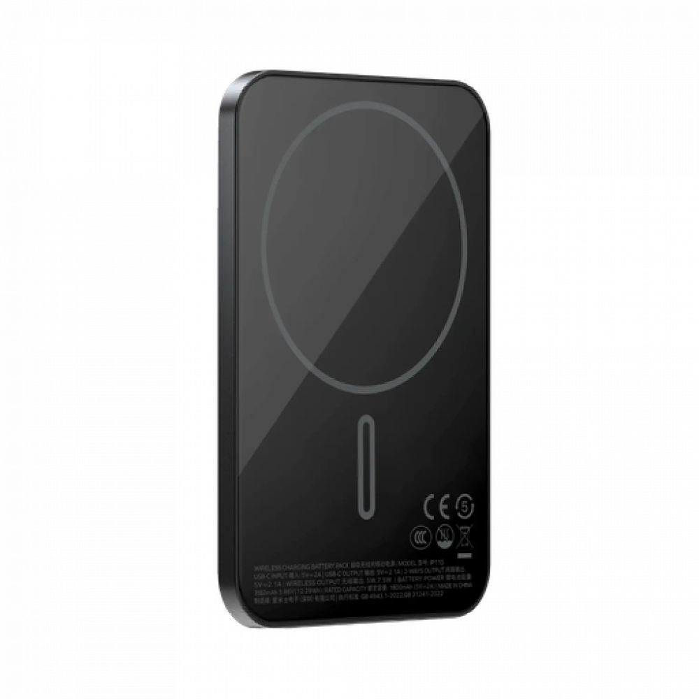 1-POWER Q.PASS 3000mAh Slim Magnetic Wireless Battery Pack (Black)