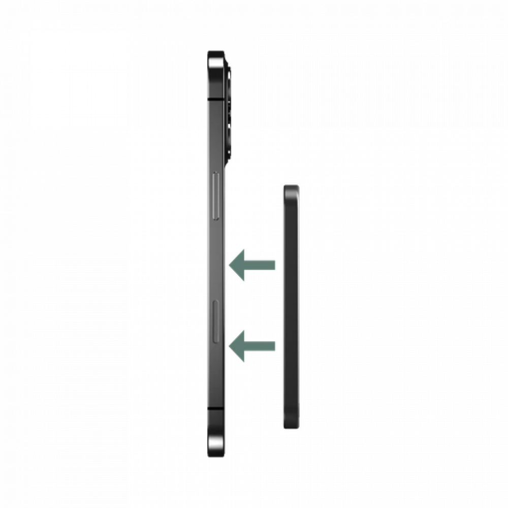 1-POWER Q.PASS 3000mAh Slim Magnetic Wireless Battery Pack (Black)