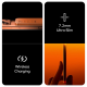 1-POWER Q.PASS 3000mAh Slim Magnetic Wireless Battery Pack (Orange)
