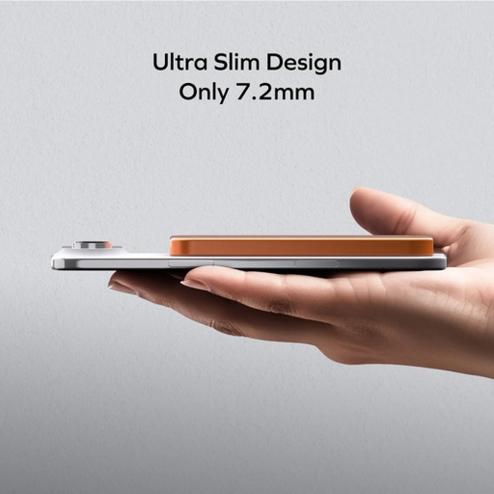 1-POWER Q.PASS 3000mAh Slim Magnetic Wireless Battery Pack (Orange)