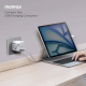 1-World² 2-Port USB-A and USB-C GaN Travel Charger 20W Orange