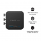1-World² 2-Port USB-A and USB-C GaN Travel Charger 20W Orange