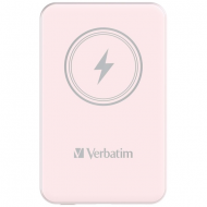Verbatim Charge 'n' Go Magnetic Wireless Power Bank 5000 mAh Pink Verbatim Charge 'n' Go Magnetic Wireless Power Bank 5000 mAh Pink