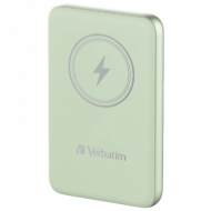 Verbatim Charge 'n' Go Magnetic Wireless Power Bank 10000 mAh Green
