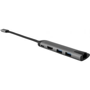 Verbatim USB-C Docking Station με HDMI 4K PD Ethernet Ασημί  Verbatim USB-C Docking Station με HDMI 4K PD Ethernet Ασημί
