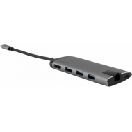Verbatim USB-C Docking Station με HDMI 4K PD Ethernet Γκρ Verbatim USB-C Docking Station με HDMI 4K PD Ethernet Γκρ