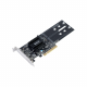 Synology M2D18 - (PCIe 2.0, M.2 NVMe/SATA SSD adapter)