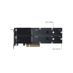 Synology M2D20 - (PCIe 3.0, M.2 NVMe SSD adapter) Synology M2D20 - (PCIe 3.0, M.2 NVMe SSD adapter)