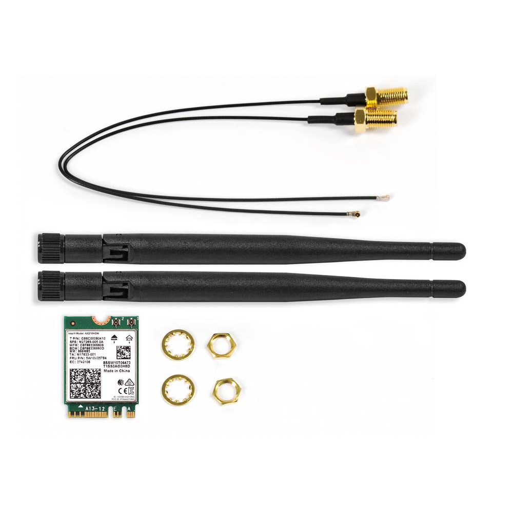 ASRock Deskmini M2 Kit M.2 Ασύρματη Κάρτα Δικτύου Wi‑Fi 6 Μini PCI-e