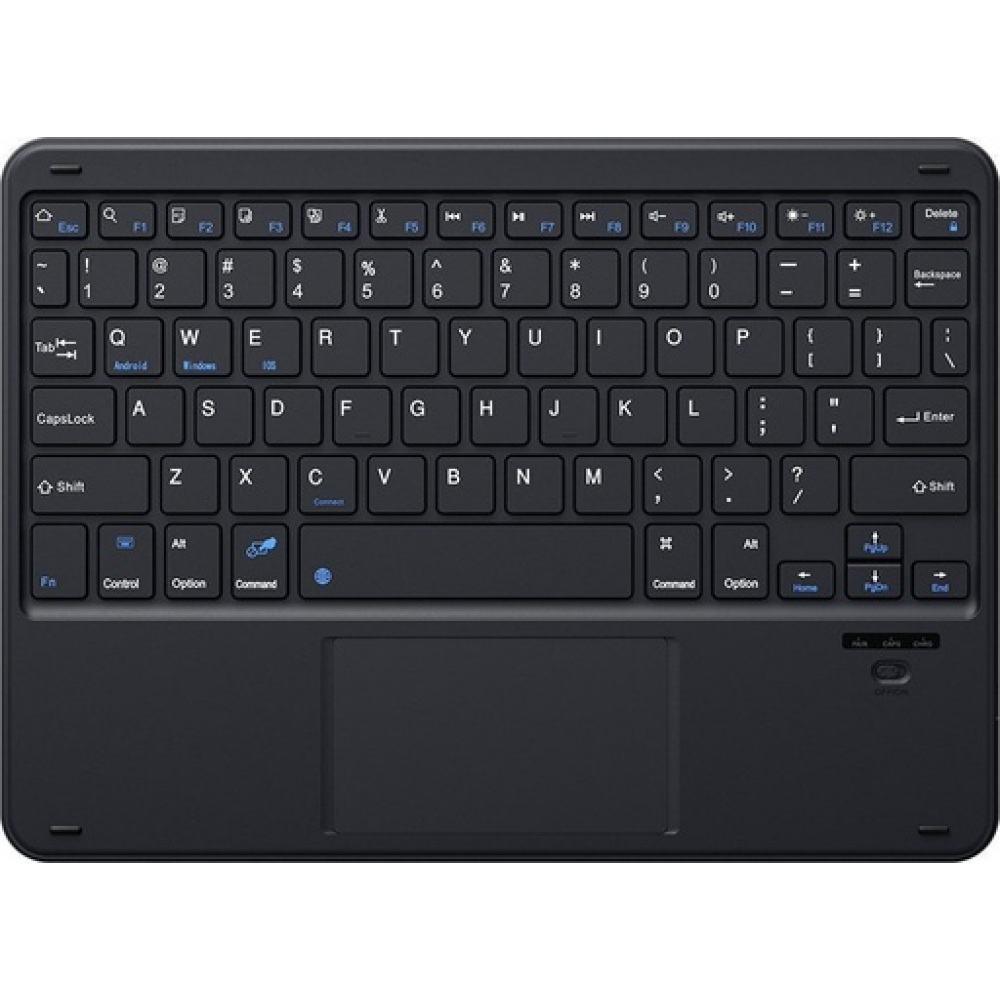 BlackView K2-B Ασύρματο Bluetooth Πληκτρολόγιο με Touchpad για Tablet Αγγλικό US