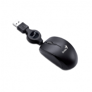GENIUS MINI MOUSE USB 1200DPI 3BUT OPTICAL RETRACK BLACK GENIUS MINI MOUSE USB 1200DPI 3BUT OPTICAL RETRACK BLACK