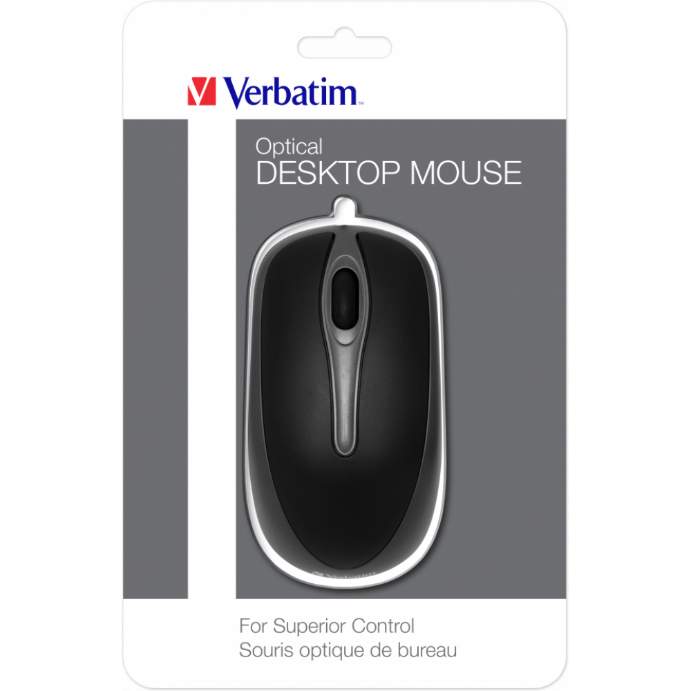 Verbatim Desktop Optical Ενσύρματο Ποντίκι Μαύρο