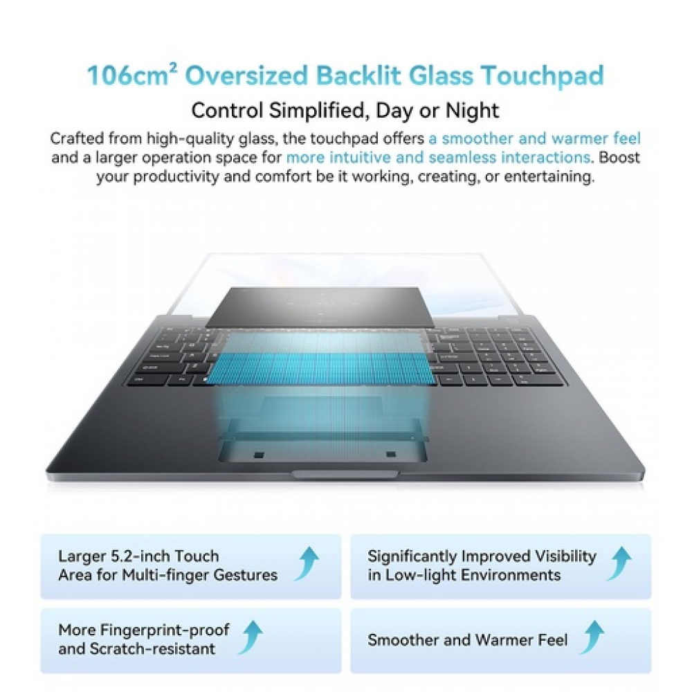 Blackview AceBook 12 16" Laptop – Intel Core i5-12450H, 16GB RAM, 512GB SSD, Windows 11 Pro 