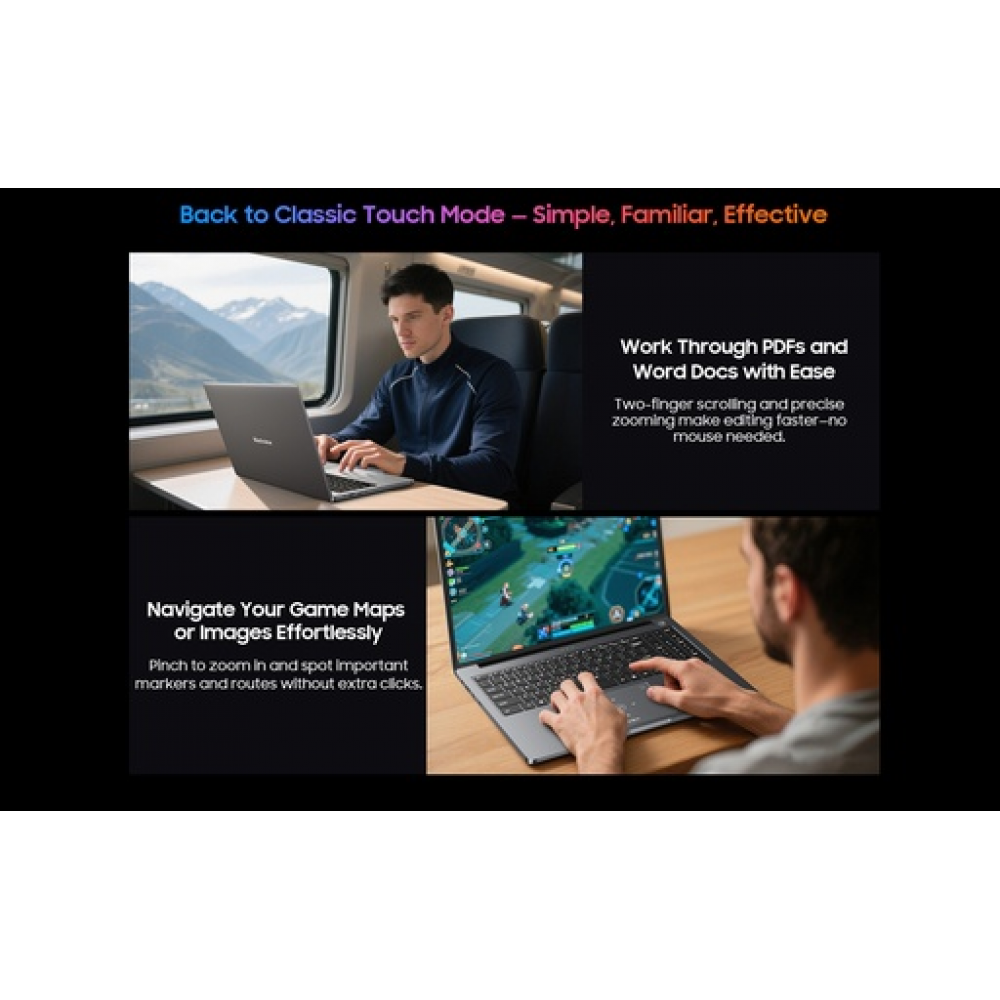 Blackview GamiBook 8 -16"  Laptop (Ryzen 7-7735HS/32GB/1T SSD/Radeon Graphics 680M/Windows 11)