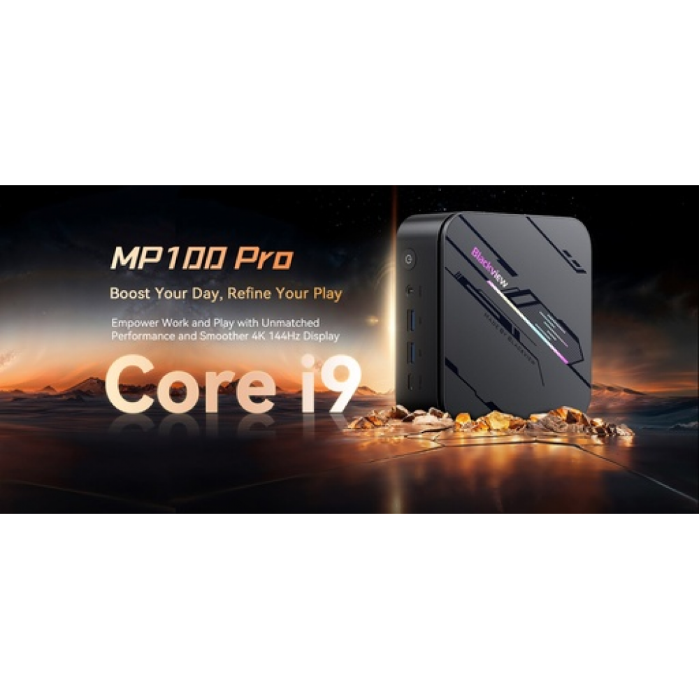 BlackView Μini PC MP100 PRO i9-12900HK 16GB 512GB SSD Win11 Pro Black