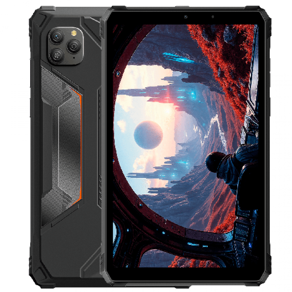 Blackview Active 5 Rugged Tablet 8.68" HSD (8GB RAM, 128GB, 4G LTE, WiFi, NFC, Android 15, 6600mAh, IP68/IP69K) – Μαύρο