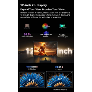 Blackview MEGA 2 – 12" Android 15 Tablet με WiFi | 12GB RAM, 256GB ROM | Space Blue Set Blackview MEGA 2 – 12" Android 15 Tablet με WiFi | 12GB RAM, 256GB ROM | Space Blue Set