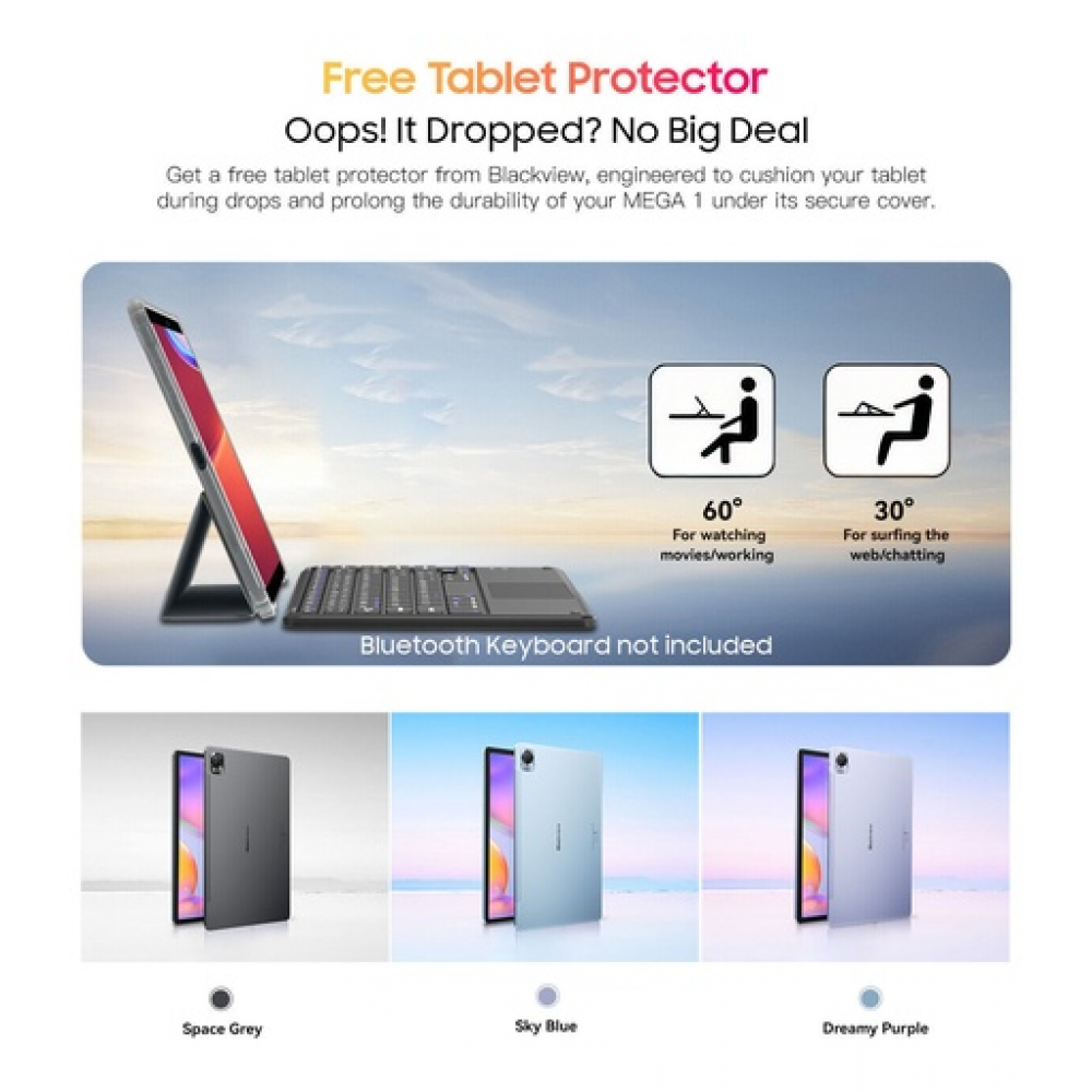 BlackView MEGA 8 WiFi & 4G 13'' (12GB/256GB) Space Grey