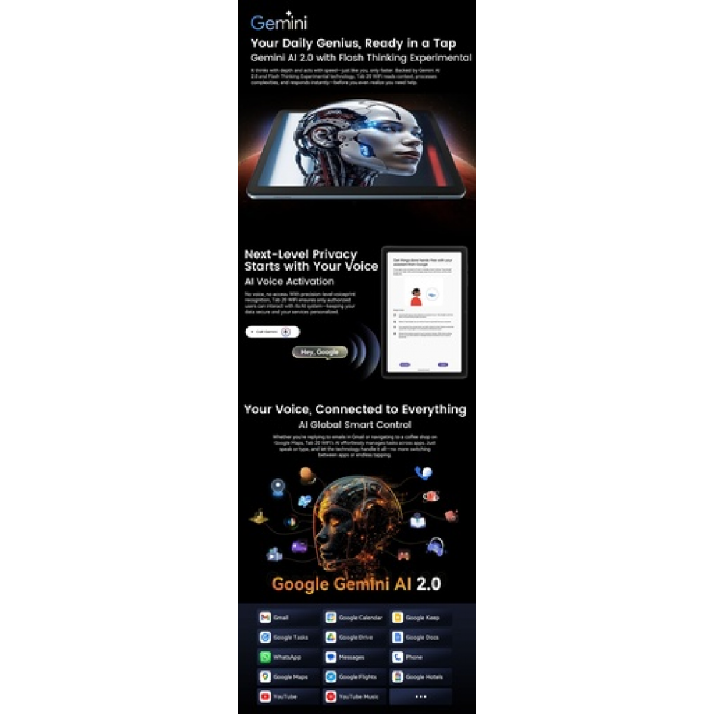 BlackView Tab 20 10.1" με WiFi (4GB/64GB) Blue 