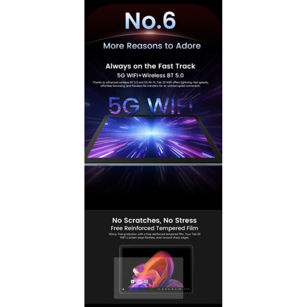 BlackView Tab 20 10.1" με WiFi (4GB/64GB) Blue 