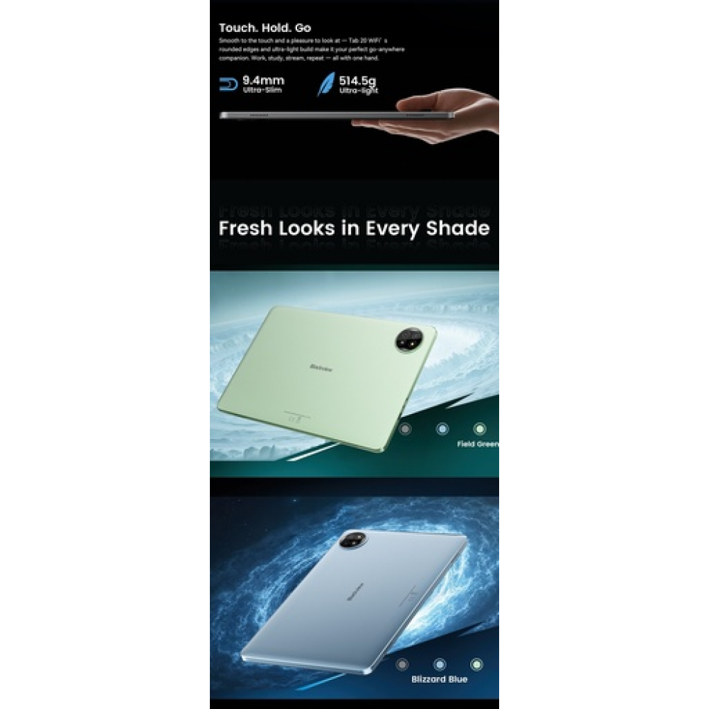 BlackView Tab 20 10.1" με WiFi (4GB/64GB) Green