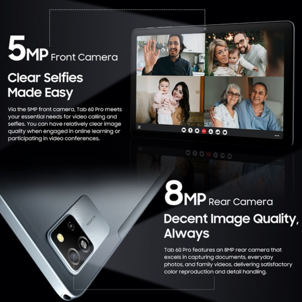 BlackView Tab 60 Pro 10.1" με WiFi & 4G (8GB/128GB) Set Packing Gray