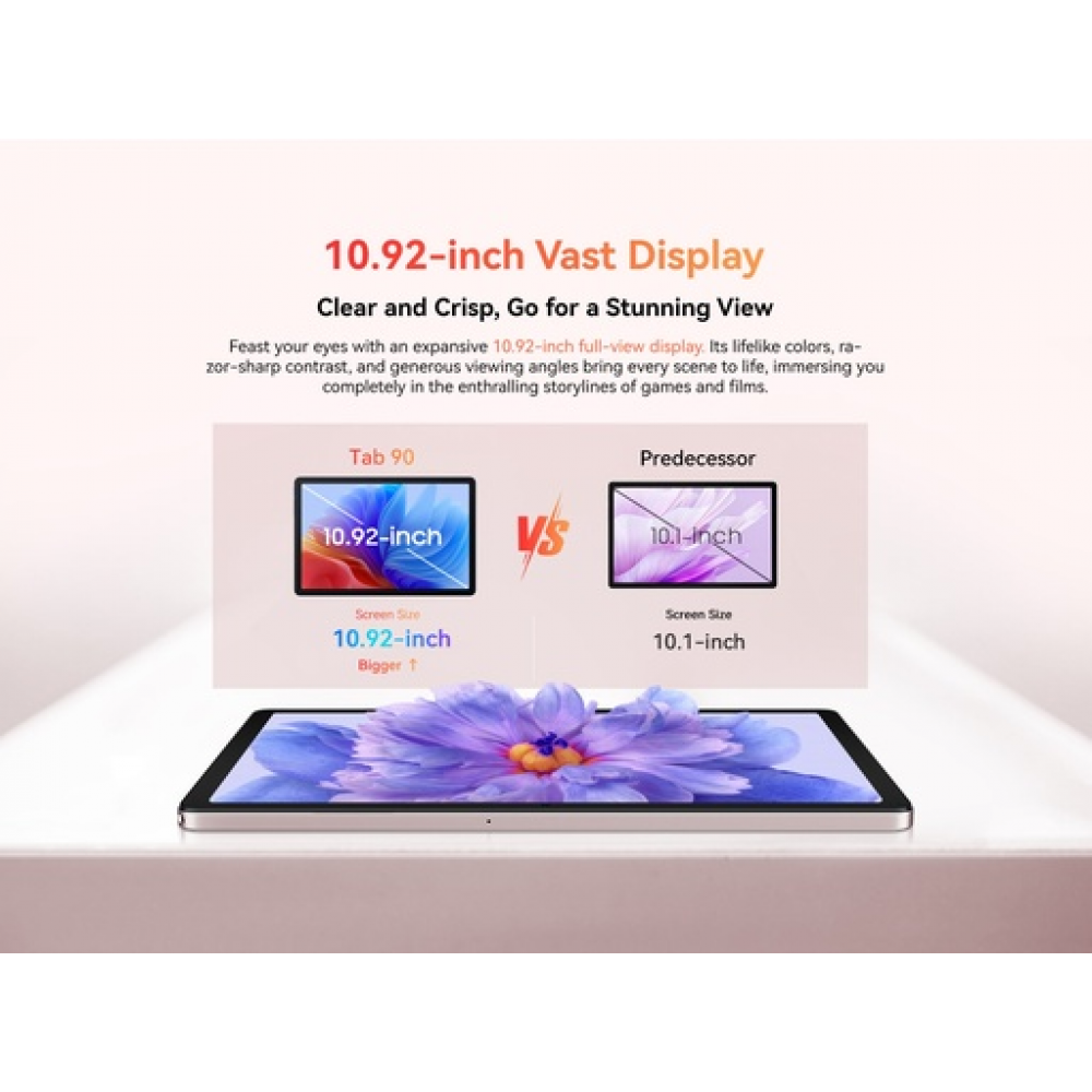 BlackView TAB 90 10.92" Tablet με WiFi & 4G (8GB/128GB) Blue