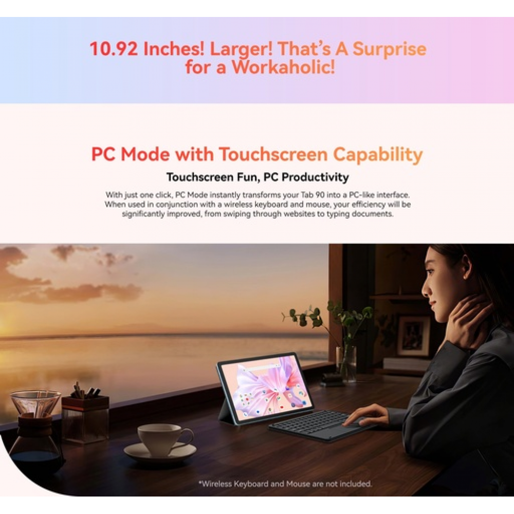BlackView TAB 90 10.92" Tablet με WiFi & 4G (8GB/128GB) Blue