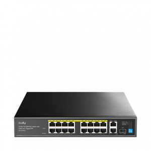 Cudy FS1018PS1 v3 – Unmanaged PoE+ Switch με 16x PoE θύρες και 2 uplink