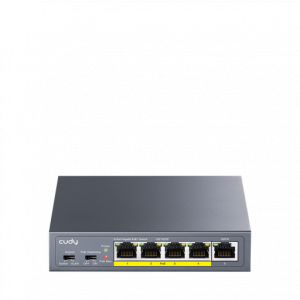 Cudy GS105P – Unmanaged PoE+ Gigabit Switch με 4 PoE θύρες και 1 uplink