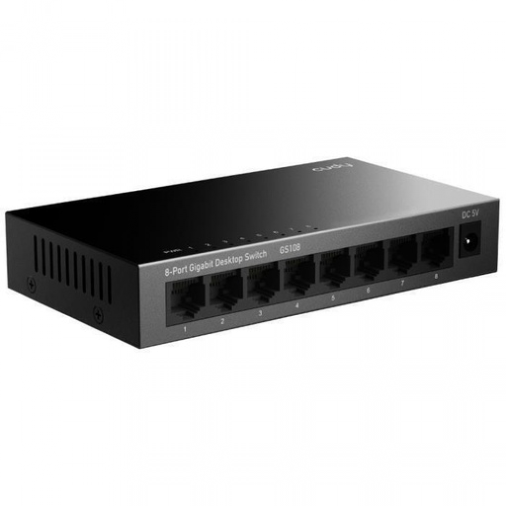 Cudy GS108 v4 – Unmanaged L2 Gigabit Switch με 8 θύρες Ethernet