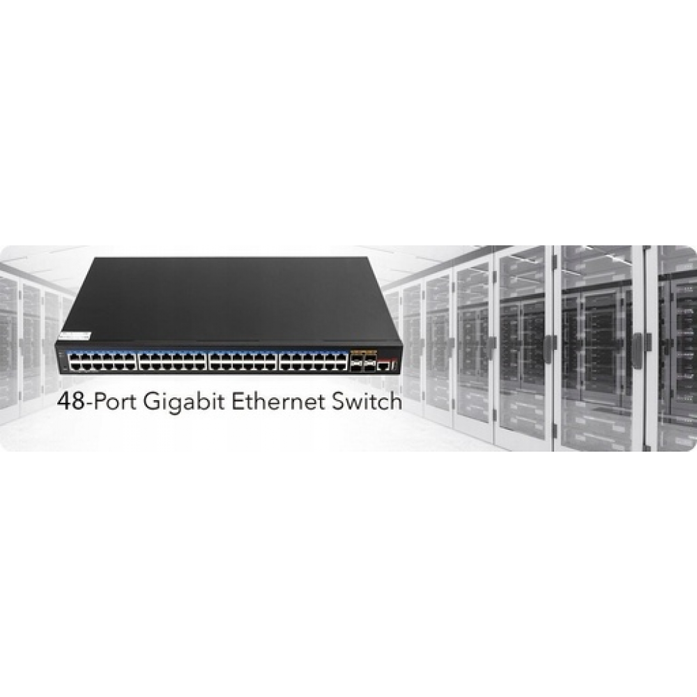 Cudy GS5048S4 – Layer 2 / Layer 3 Managed Gigabit Switch με 48x Ethernet & 4x SFP