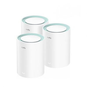 Cudy M1300 WiFi Mesh Network Access Point Wi‑Fi 5 Dual Band (2.4 & 5GHz) σε Τριπλό Kit