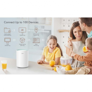 Cudy M1300 WiFi Mesh Network Access Point Wi‑Fi 5 Dual Band (2.4 & 5GHz) σε Τριπλό Kit