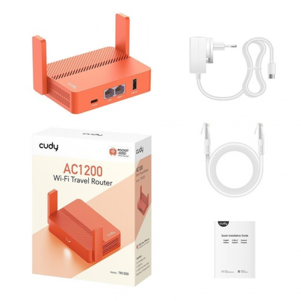 Cudy TR1200 – AC1200 Mini VPN Travel Router