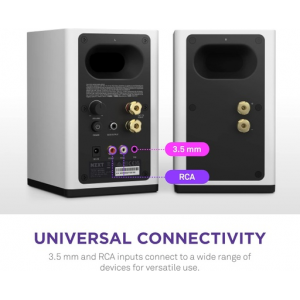 NZXT Relay PC Gaming Desktop Speakers White NZXT Relay PC Gaming Desktop Speakers White