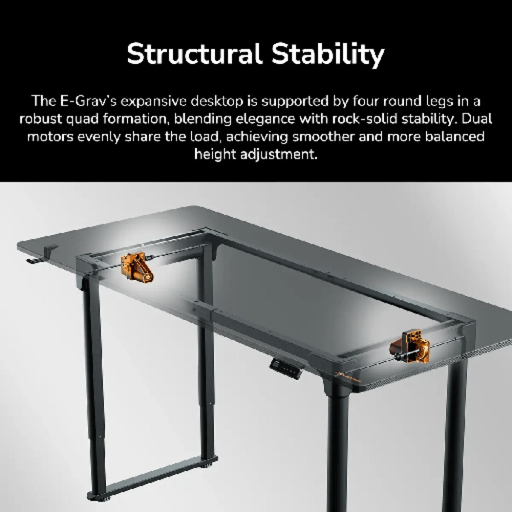 Cougar E‑GRAV 180 – Premium Electric Gaming Desk με Super‑Size Desktop