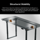 Cougar E‑GRAV 180 – Premium Electric Gaming Desk με Super‑Size Desktop