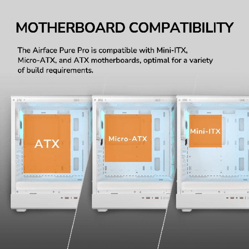 Cougar AirFace Pure PRO Gaming Midi White